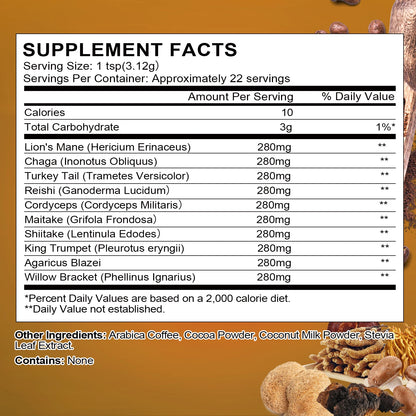 Organic Lion’s Mane Mushroom Coffee