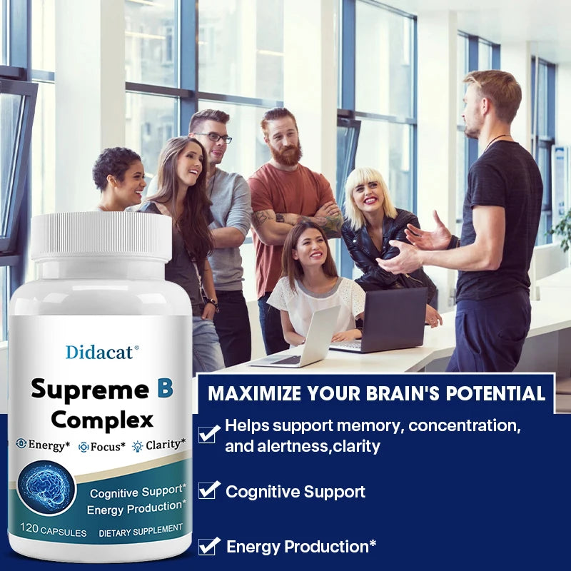 Organic Vitamin B Complex for Stress & Mood