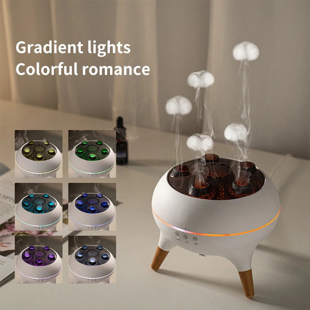 50ML Gradient Color Humidifier Dynamic Essential Oil Diffuser
