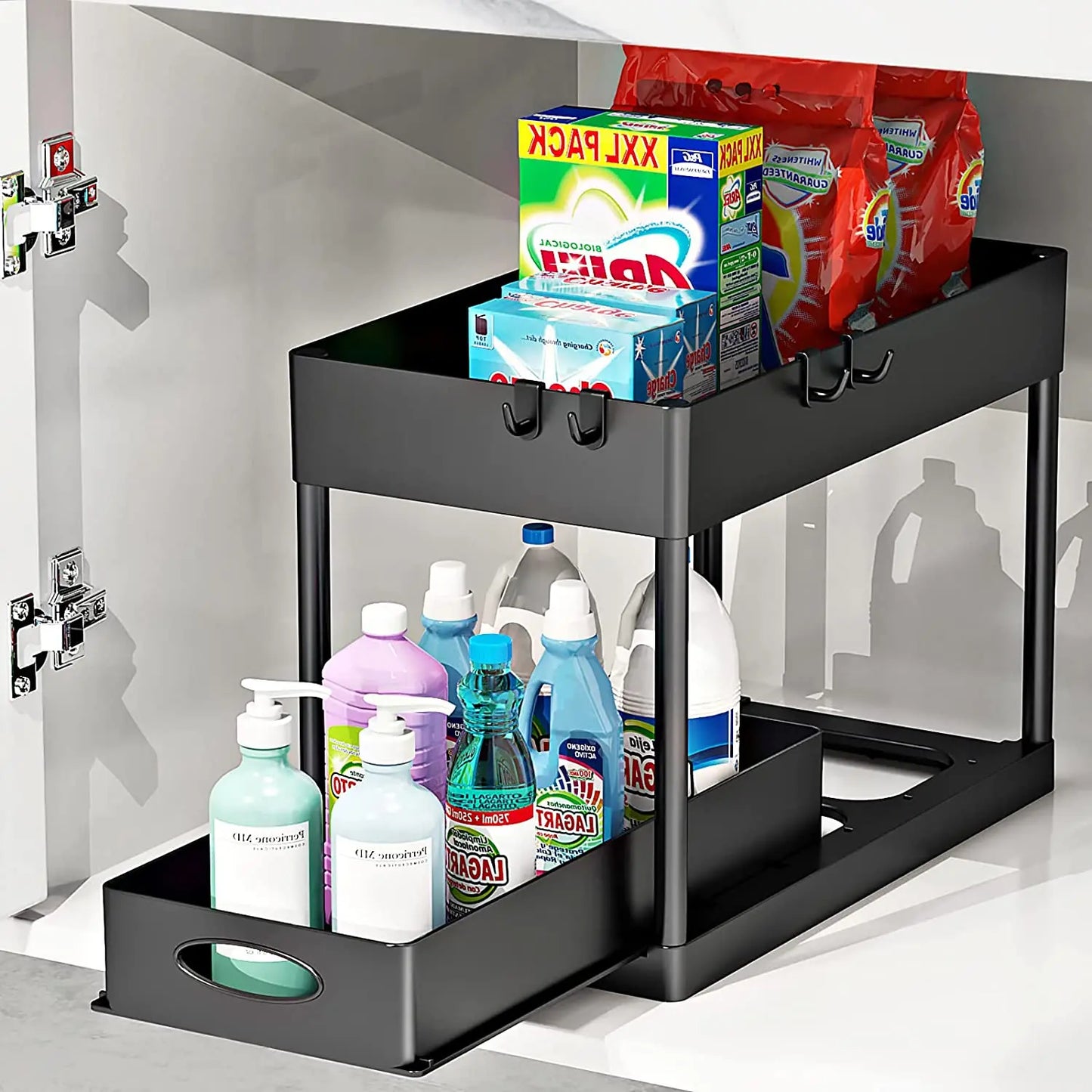 2 Tier Under Sink Storage Rack