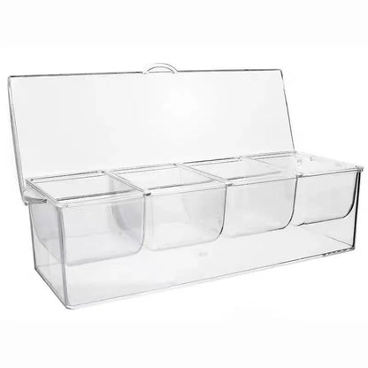 Clear Acrylic Kitchen Seasoning Storage Box