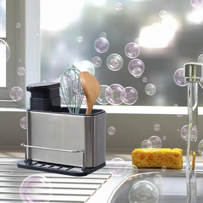3-in-1 Stainless Steel Sponge Holder