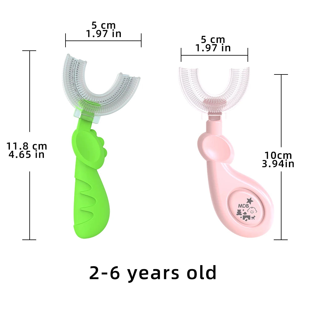 Children’s 360° U-Shaped Silicone Toothbrush