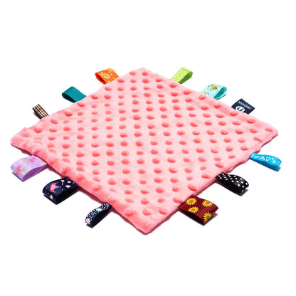 Newborn Comforting Towel Blanket with Taggies