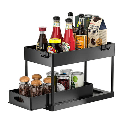 2 Tier Under Sink Storage Rack