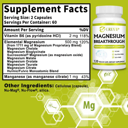 Magnesium Breakthrough Sleep and Health Supplement