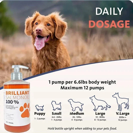 Dog Nutritional Supplement Natural Salmon Oil
