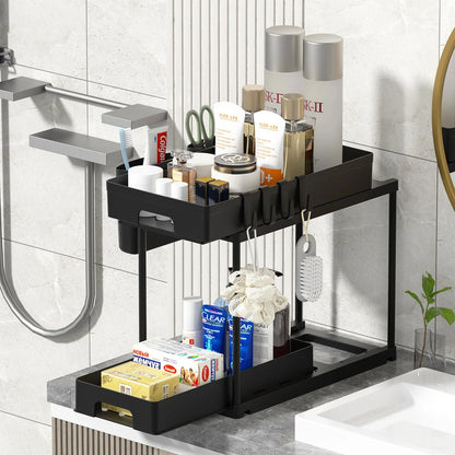 Expandable Under-Sink Organizer Set