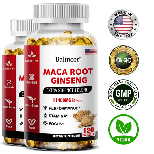 Maca Ginseng Vitamin Supplement for Stamina
