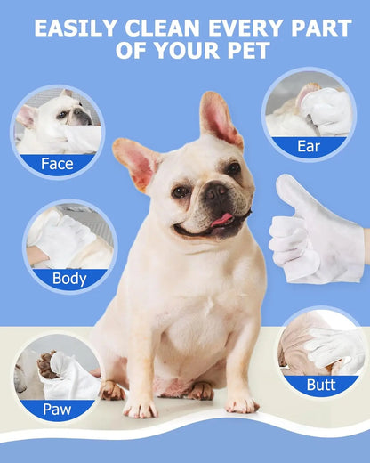 Pet Grooming Wipes Natural Deodorizing