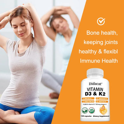 D3 K2 Vitamins for Joint & Muscle Health