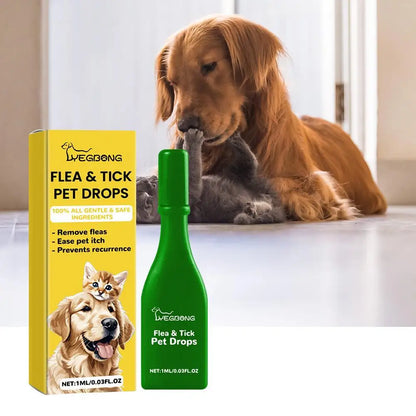 Natural Pet Flea Tick Drops