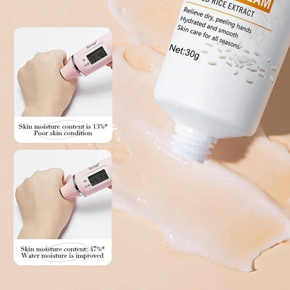 Rice Hand Cream Rejuvenating and Moisturizing