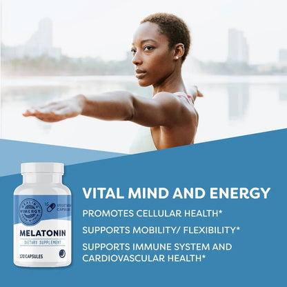 Melatonin Vitamin Supplement for Sleep Support