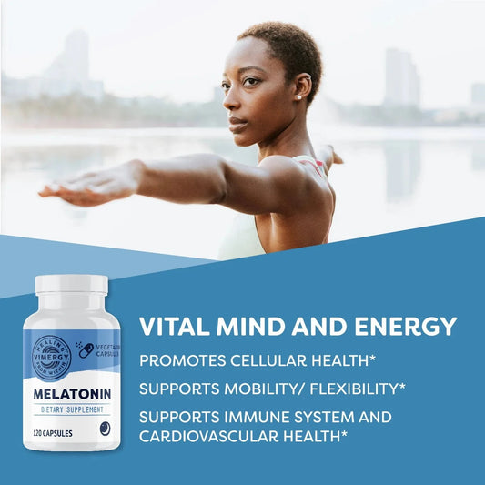 Melatonin Vitamin Supplement for Sleep Support