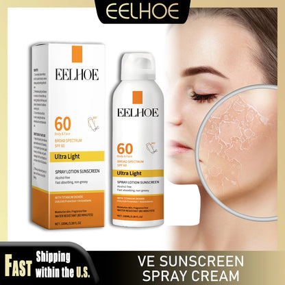 EELHOE Vitamin E Sunscreen Spray for Long-Lasting Skin Protection