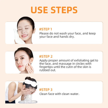 Orange Exfoliating Gel for Skin Brightening