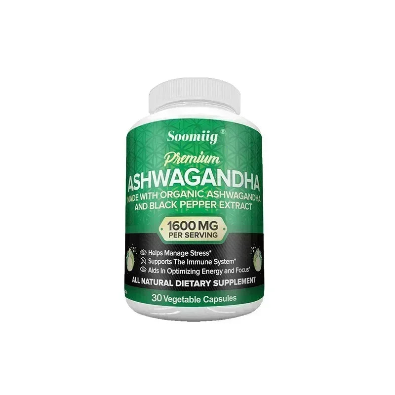 Organic Ashwagandha Black Pepper Capsules