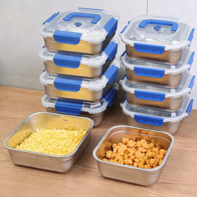 Stainless Steel Fresh Keeping Storage Box