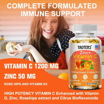 Taoters Vitamin C + Zinc Immunity Boost