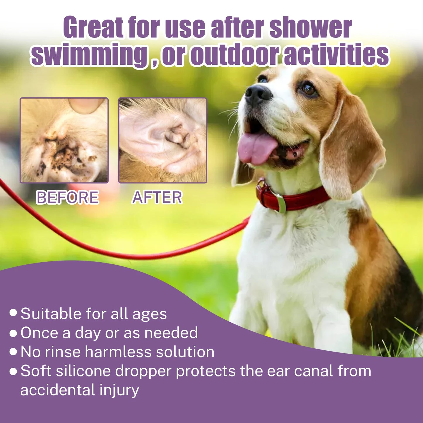 Natural Pet Ear Cleaning Solution