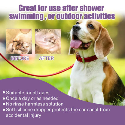 Natural Pet Ear Cleaning Solution