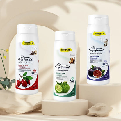 Natural Pet Dry Shampoo Powder