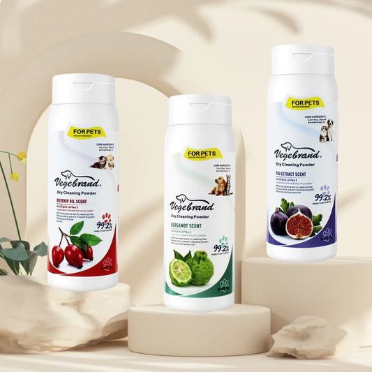Natural Pet Dry Shampoo Powder