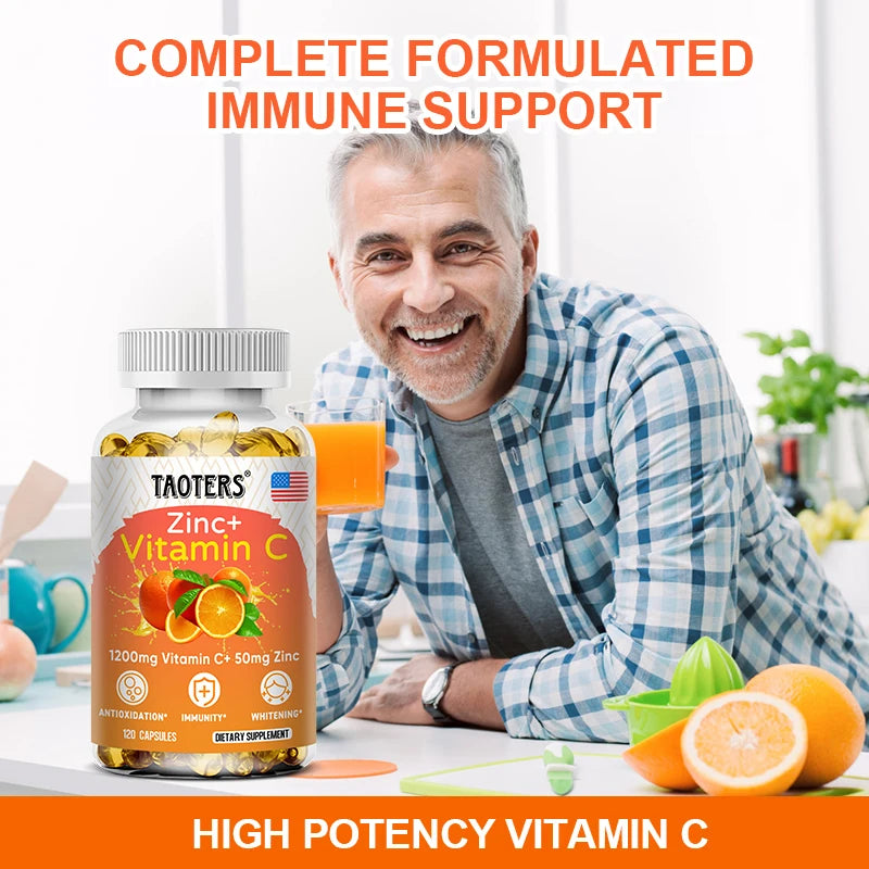 Taoters Vitamin C + Zinc Immunity Boost