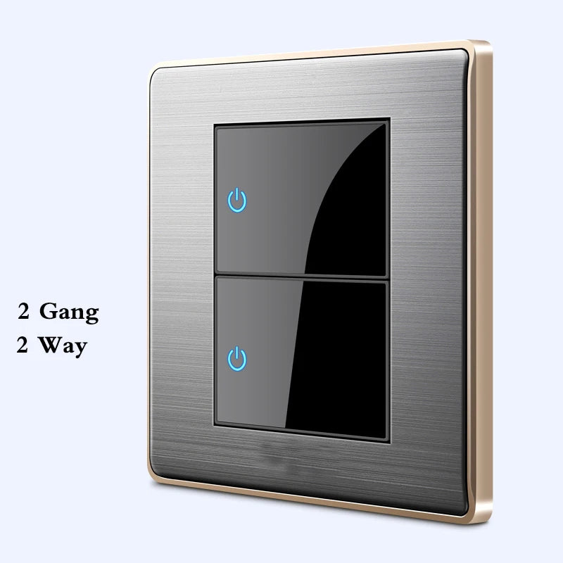 Brushed Stainless Steel Wall Switch