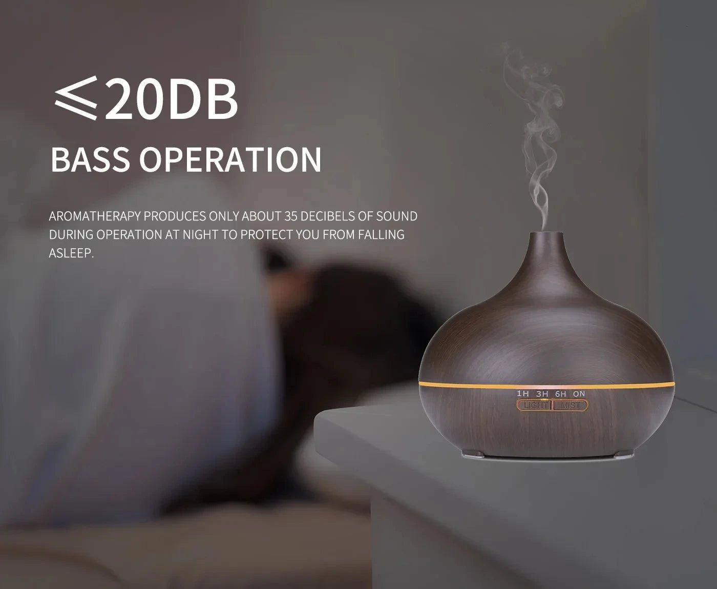 500ml Ultrasonic Aroma Humidifier