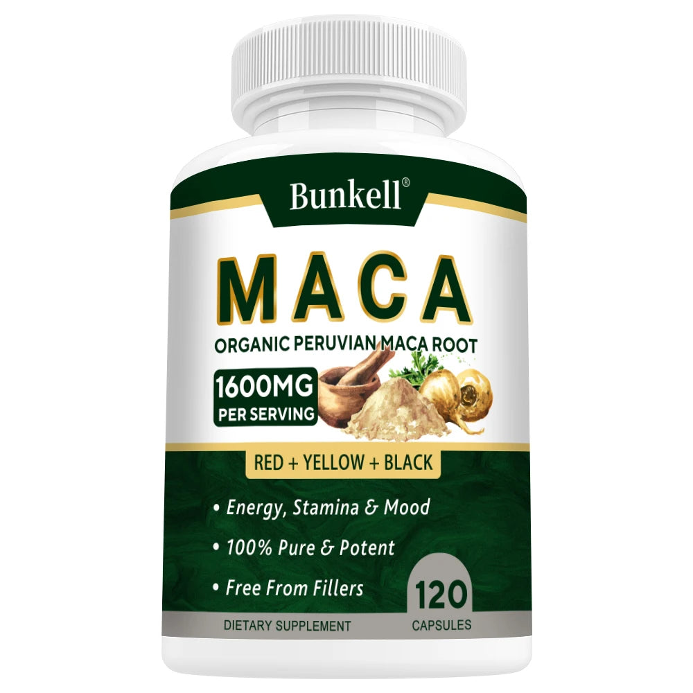 Bunkell Organic Peruvian Maca Supplement