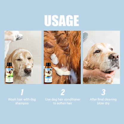 Natural Pet Bath Shampoo Conditioner Set
