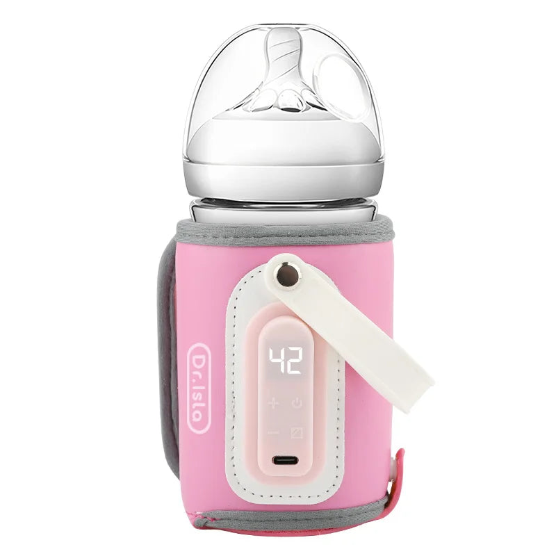 MAMIJOY Portable Baby Bottle Warmer with LED Display