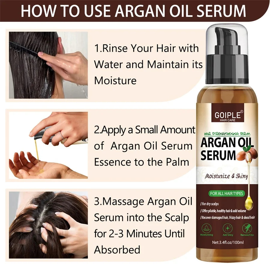 Repair Damaged Hair with Argan Oil