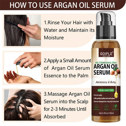 Repair Damaged Hair with Argan Oil