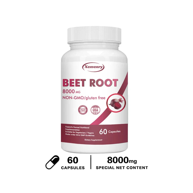 Organic Beetroot Athletic Health Capsules