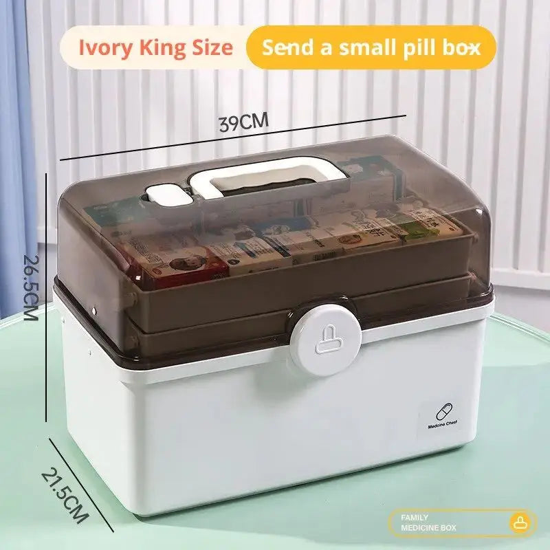 Multi-Layer Home Medicine Organizer