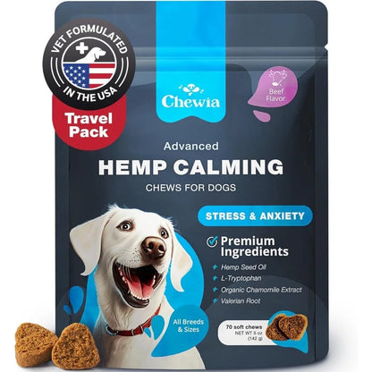 Natural Dog Calming Treats with Melatonin