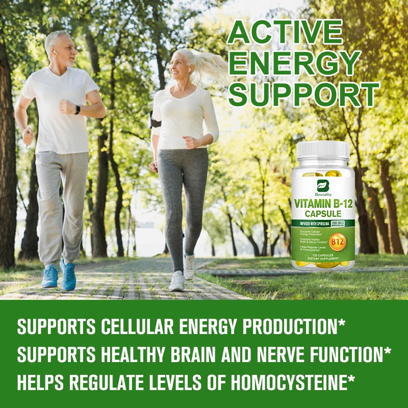 Organic Vitamin B12 1000mcg Nervous System Support