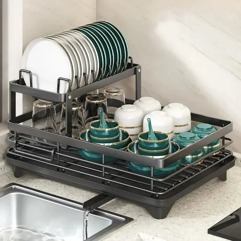 Adjustable Over Sink Dish Drying Rack
