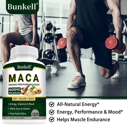 Bunkell Organic Peruvian Maca Supplement