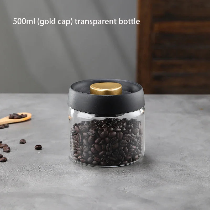 Airtight Coffee Bean Glass Jar