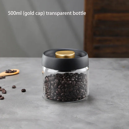 Airtight Coffee Bean Glass Jar
