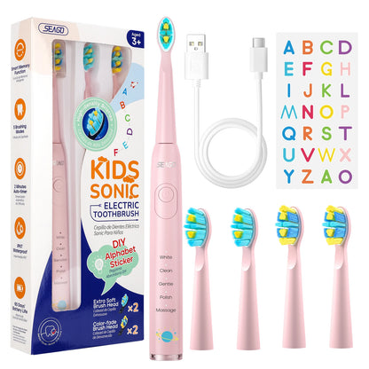 Seago Waterproof Electric Toothbrush for Children