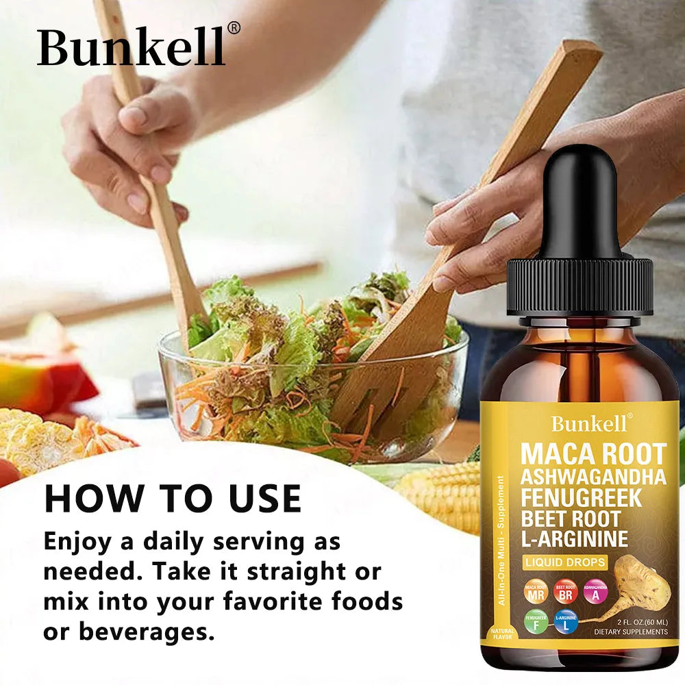 Organic Maca Root Liquid Multivitamin Drops