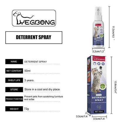 Natural Cat Scratch Deterrent Spray