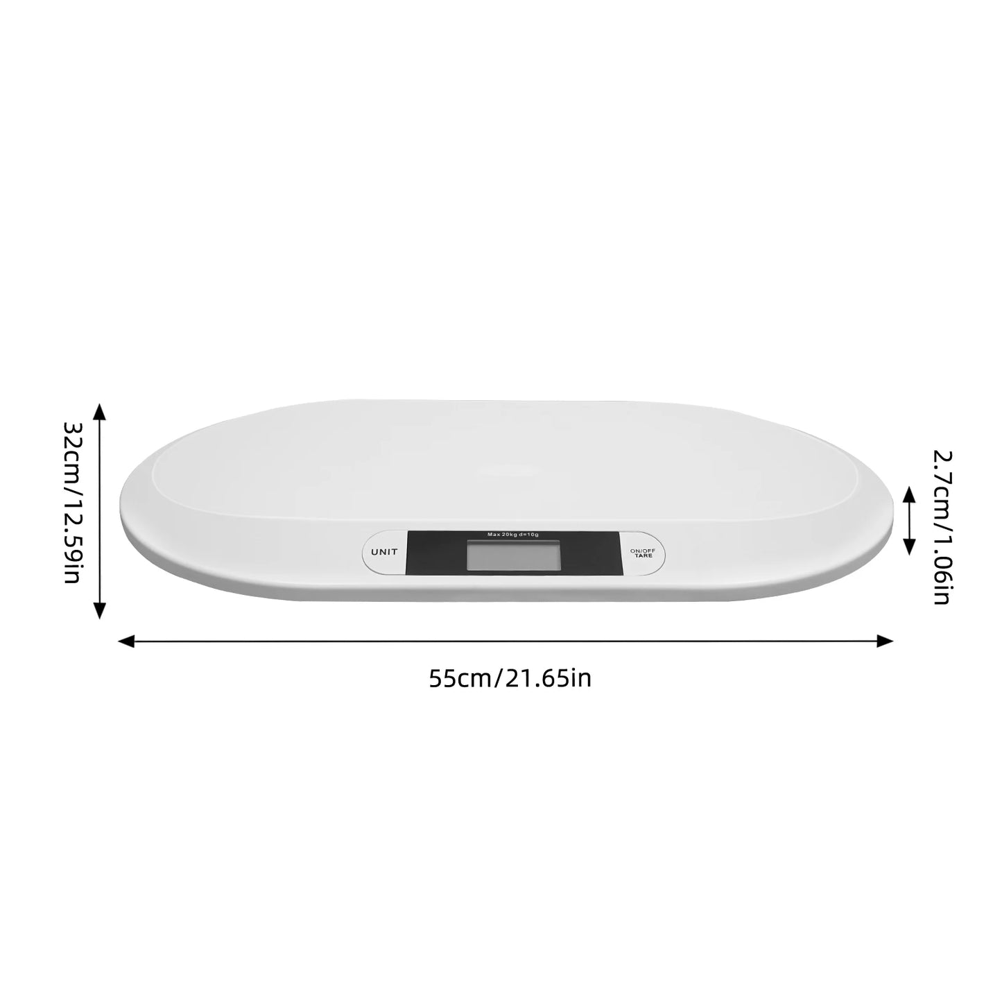 Ergonomic Digital Baby & Pet Scale