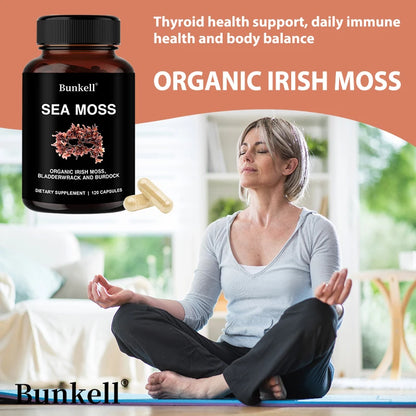 Organic Irish Moss Health Support Capsules