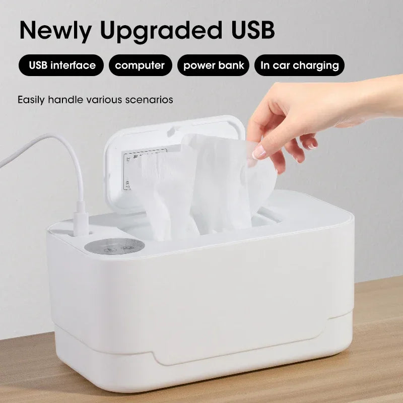 Portable Baby Wipe Warmer with LED Display